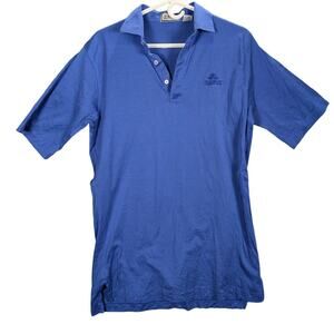 Vintage Aureus shirt Mens Large Royal Blue Palm Valley Country Club Golf Polo